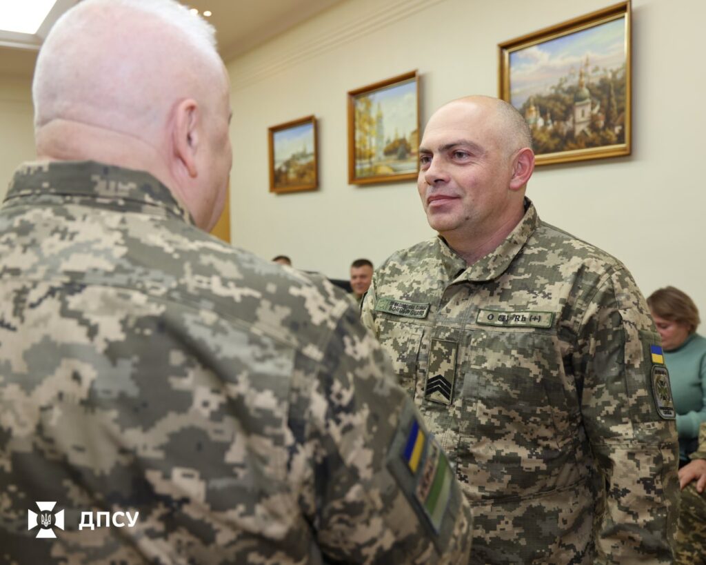 Військовослужбовця Мукачівського прикордонного загону відзначили державною нагородою