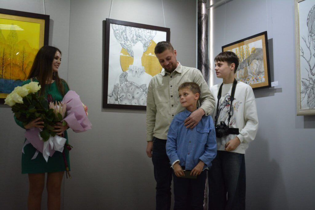 У Хусті відкрилася виставка талановитої художниці Марії Ковач-Довганич