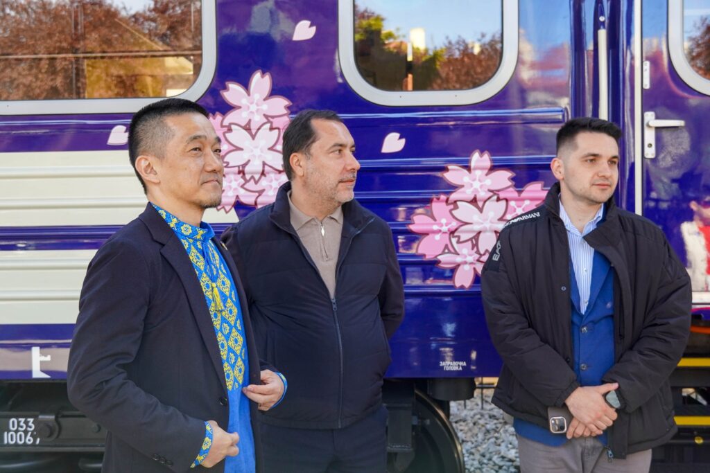 Із Києва до Ужгорода вперше прибув флагманський поїзд «Сакура»